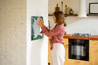 Magnetisk tørresletteboard med Monstera-ramme