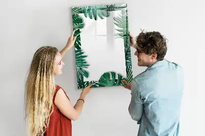 Magnetisk tørresletteboard med Monstera-ramme