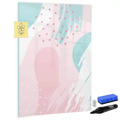 Magnetisk whiteboard med mønsterabstraktion