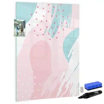 Magnetisk whiteboard med mønsterabstraktion