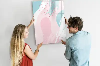 Magnetisk whiteboard med mønsterabstraktion