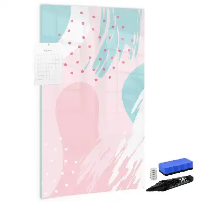 Magnetisk whiteboard med mønsterabstraktion