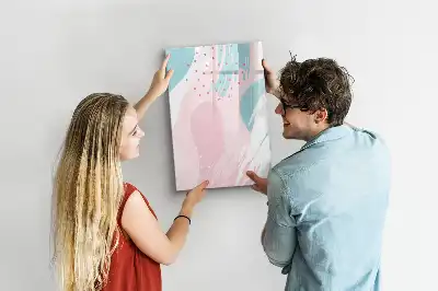 Magnetisk whiteboard med mønsterabstraktion