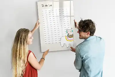Magnetisk whiteboard til ønskeliste magnetisk tørresletteboard