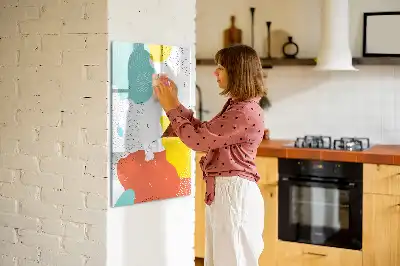 Magnetisk whiteboard farverig tegnetavle