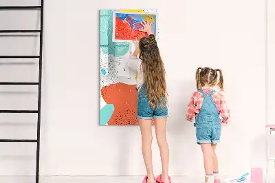 Magnetisk whiteboard farverig tegnetavle