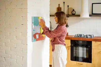 Magnetisk whiteboard farverig tegnetavle