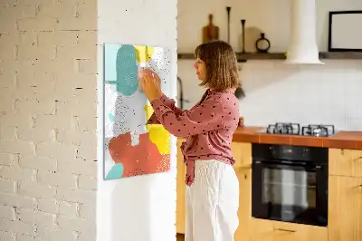Magnetisk whiteboard farverig tegnetavle