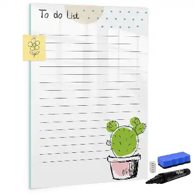 Magnetisk tavle til to-do-liste til Tørreslette