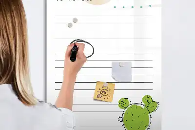Magnetisk tavle til to-do-liste til Tørreslette