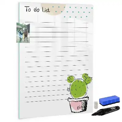 Magnetisk tavle til to-do-liste til Tørreslette