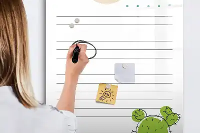 Magnetisk tavle til to-do-liste til Tørreslette