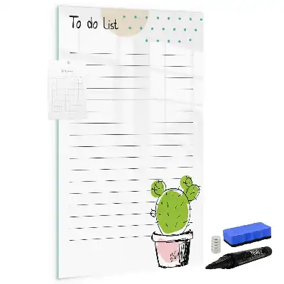 Magnetisk tavle til to-do-liste til Tørreslette