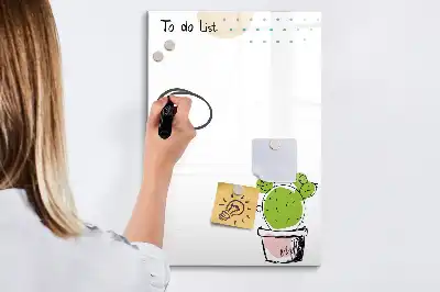 Magnetisk tavle til to-do-liste til Tørreslette