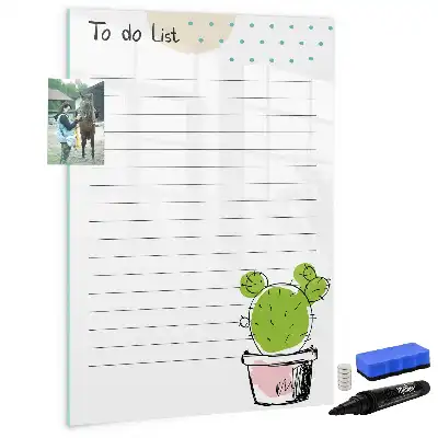 Magnetisk tavle til to-do-liste til Tørreslette