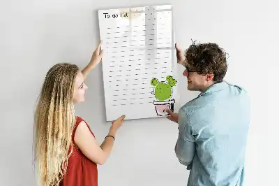 Magnetisk tavle til to-do-liste til Tørreslette