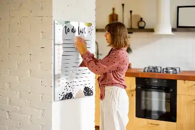 Magnetisk whiteboard til to-do-liste