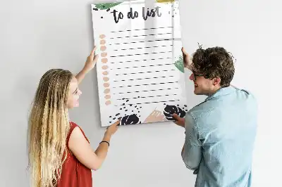 Magnetisk whiteboard til to-do-liste