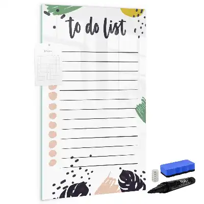 Magnetisk whiteboard til to-do-liste
