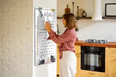 Magnetisk whiteboard til to-do-liste