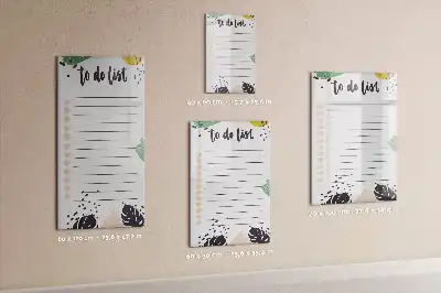 Magnetisk whiteboard til to-do-liste