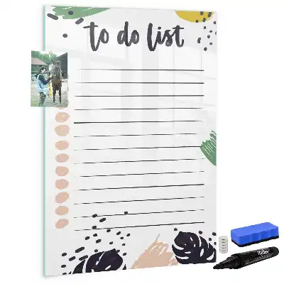 Magnetisk whiteboard til to-do-liste
