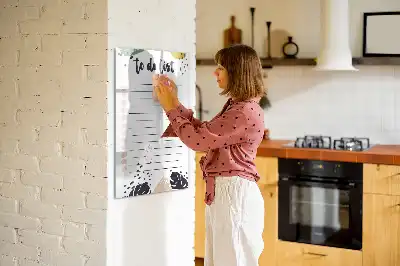 Magnetisk whiteboard til to-do-liste