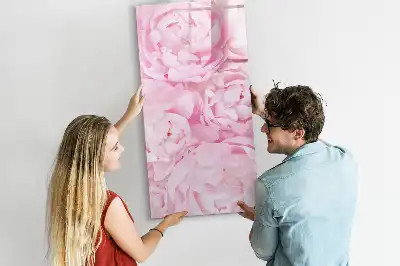 Magnetisk opslagstavle med motiv af sommerblomster