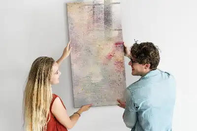 Magnetisk whiteboard med farvestænk