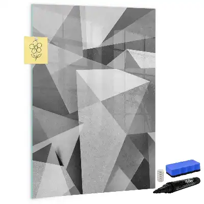 Tørreslette magnetisk board Geometrisk abstraktion