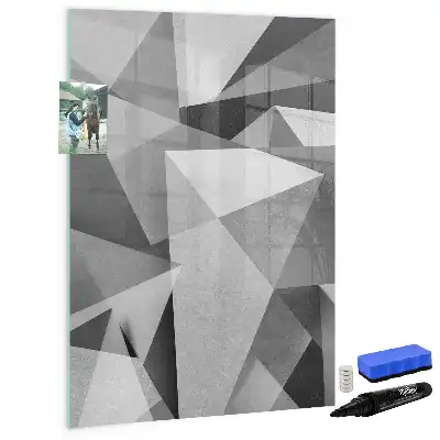 Tørreslette magnetisk board Geometrisk abstraktion