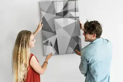 Tørreslette magnetisk board Geometrisk abstraktion