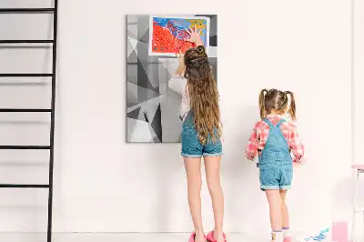 Tørreslette magnetisk board Geometrisk abstraktion
