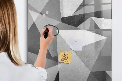 Tørreslette magnetisk board Geometrisk abstraktion