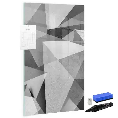 Tørreslette magnetisk board Geometrisk abstraktion