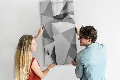 Tørreslette magnetisk board Geometrisk abstraktion