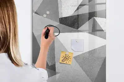 Tørreslette magnetisk board Geometrisk abstraktion