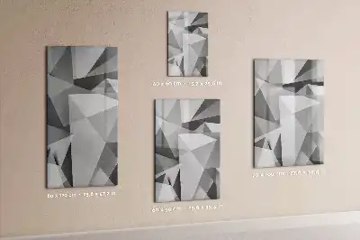Tørreslette magnetisk board Geometrisk abstraktion