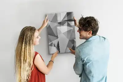 Tørreslette magnetisk board Geometrisk abstraktion