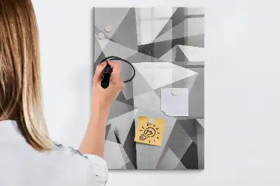 Tørreslette magnetisk board Geometrisk abstraktion