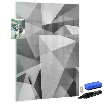 Tørreslette magnetisk board Geometrisk abstraktion