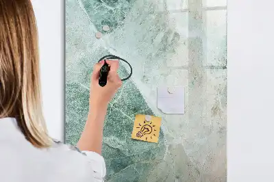 Magnetisk whiteboard i stenmarmor
