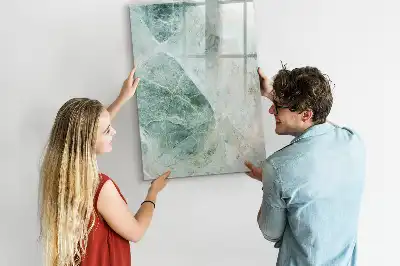 Magnetisk whiteboard i stenmarmor