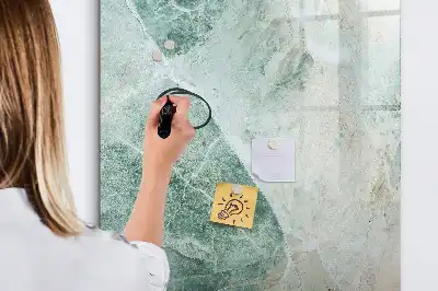 Magnetisk whiteboard i stenmarmor