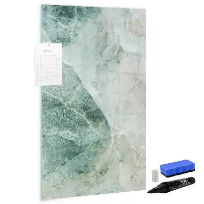 Magnetisk whiteboard i stenmarmor