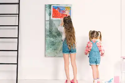 Magnetisk whiteboard i stenmarmor