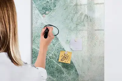 Magnetisk whiteboard i stenmarmor