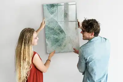 Magnetisk whiteboard i stenmarmor