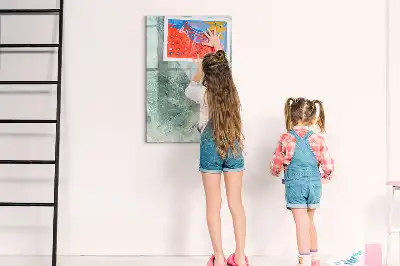 Magnetisk whiteboard i stenmarmor