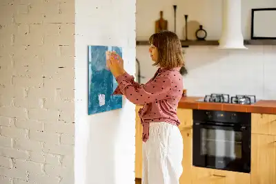 Magnetisk opslagstavle med motiv af hav ocean